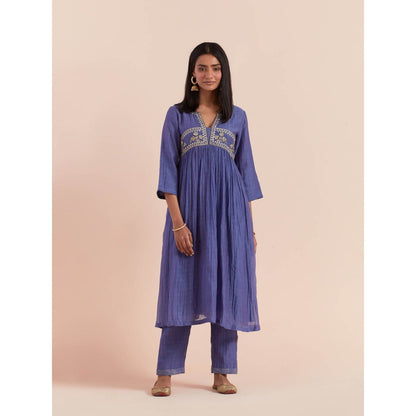 Priya Chaudhary Blue Anarkali Kurta