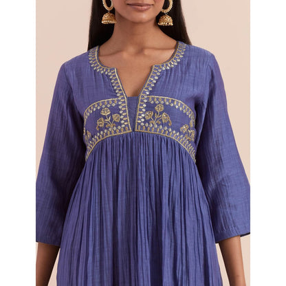 Priya Chaudhary Blue Anarkali Kurta