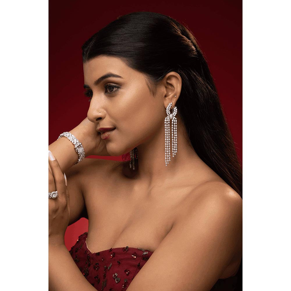 PRIHAN LUXURY Diamond Shoulder Dusters