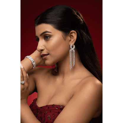 PRIHAN LUXURY Diamond Shoulder Dusters