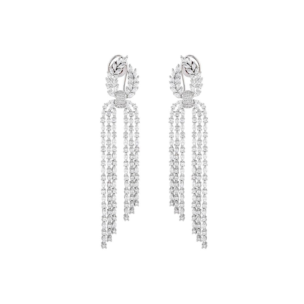 PRIHAN LUXURY Diamond Shoulder Dusters