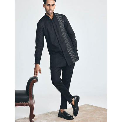 Project Bandi Black Trouser Style Slim Casual Trouser