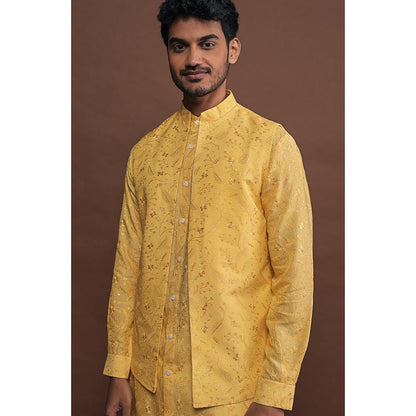 Project Bandi Mens Comfortable Fit Yellow Solair Bandi - Rts
