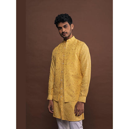 Project Bandi Mens Comfortable Fit Yellow Solair Bandi - Rts