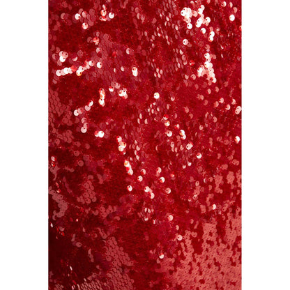 Quiz Clothing Red Sequin Tie Front Maxi Dress