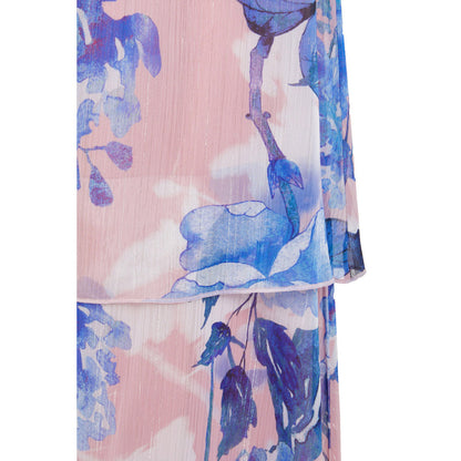 Quiz Clothing Multicolor One Shoulder Sleeveless Layered Maxi Dress
