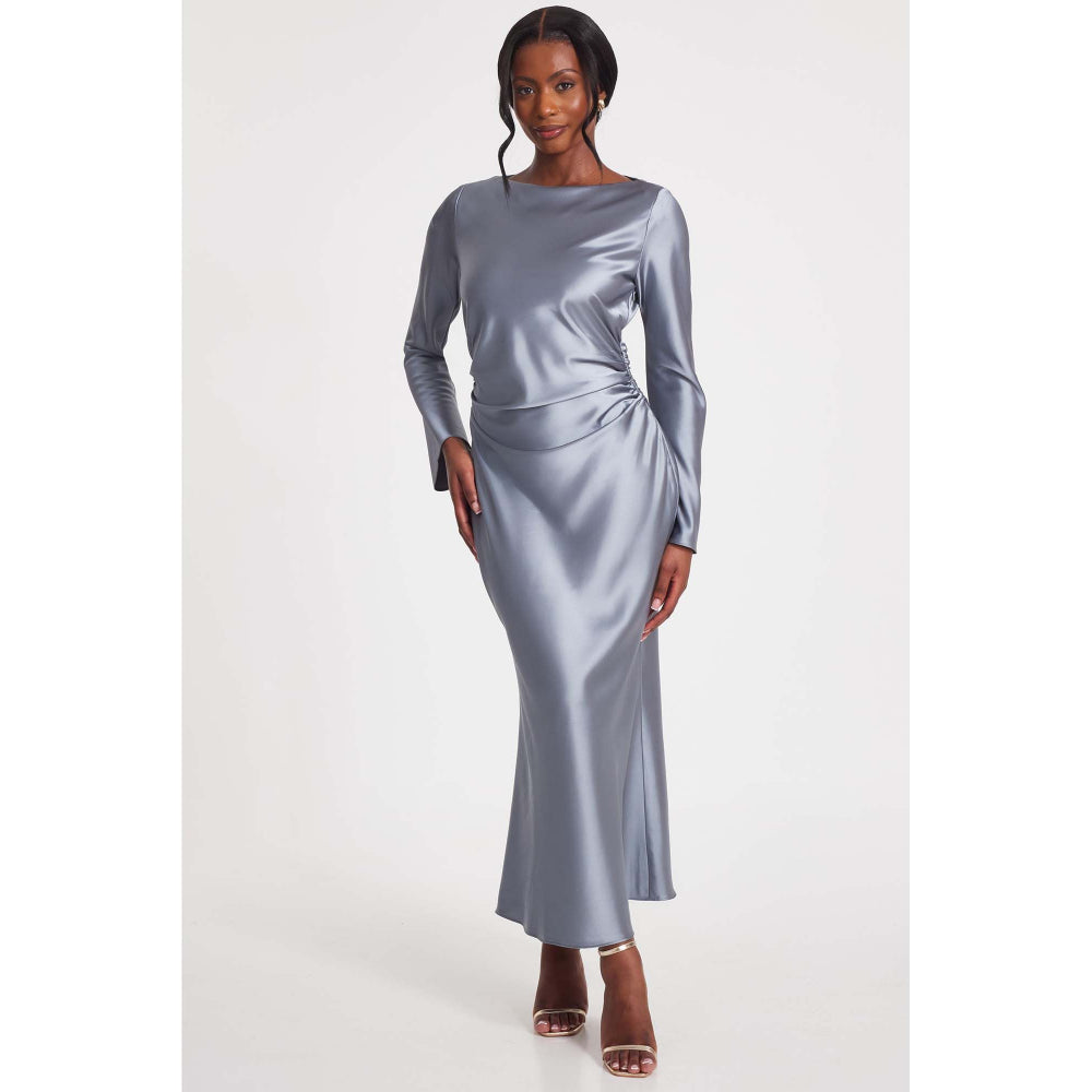 Quiz Clothing Grey Women Bodycon Dress