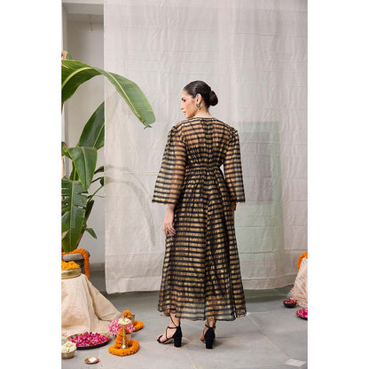 Raas Life Black Shringara Chanderi Dress