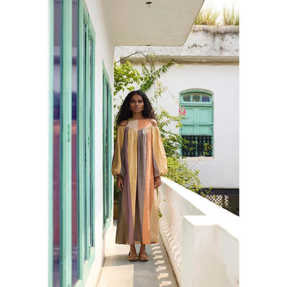 Raas Life Multicolor Ramya Chanderi Dress