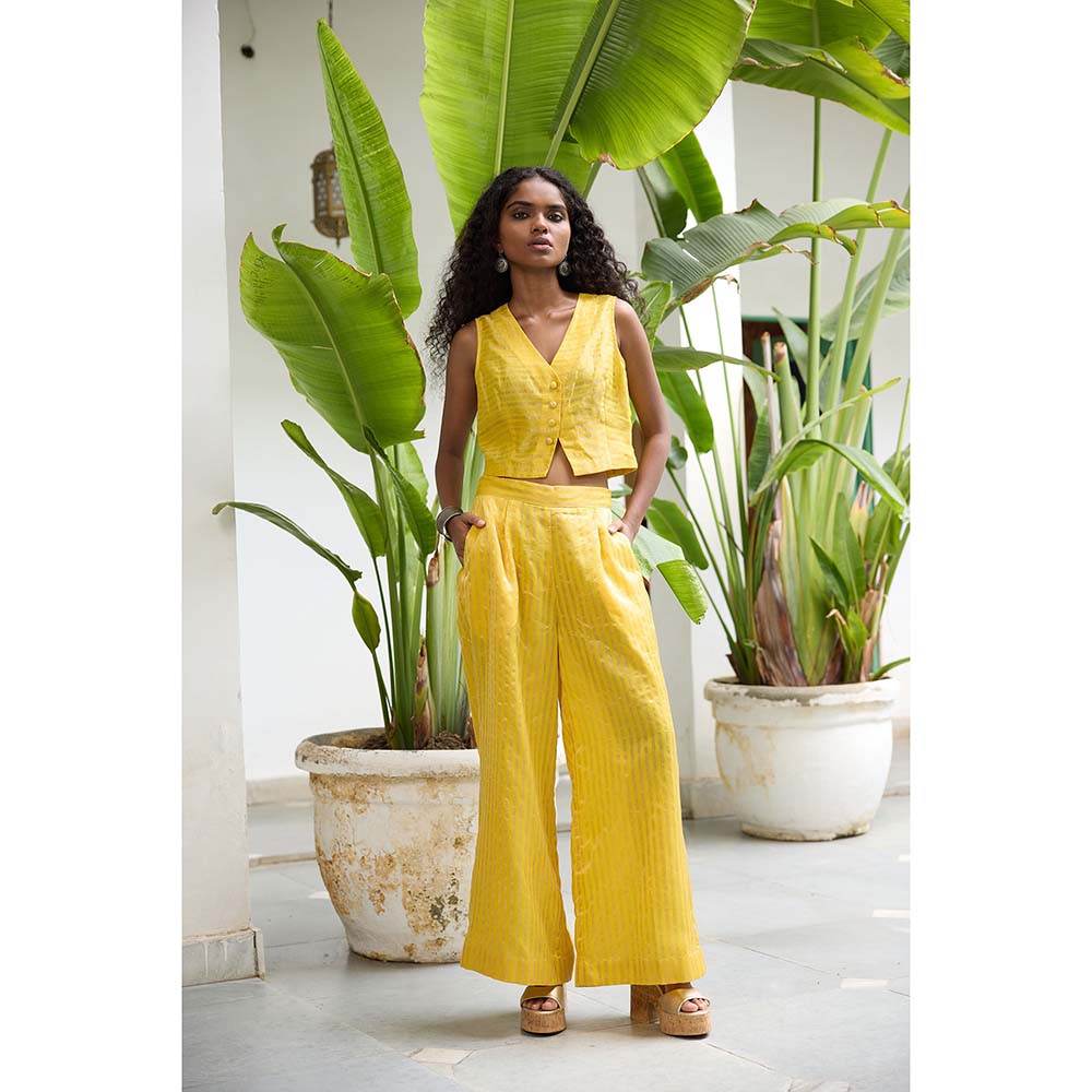Raas Life Sabya Yellow Pant