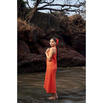 Raas Life Pranged Mazia Self Design Dress