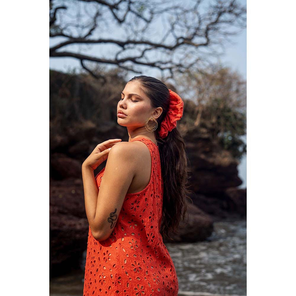 Raas Life Pranged Mazia Self Design Dress