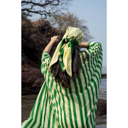 Raas Life Green Angela Stripe Dress