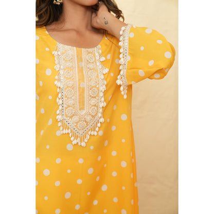 Rabnoor K Sethi Yellow Festive Tunic