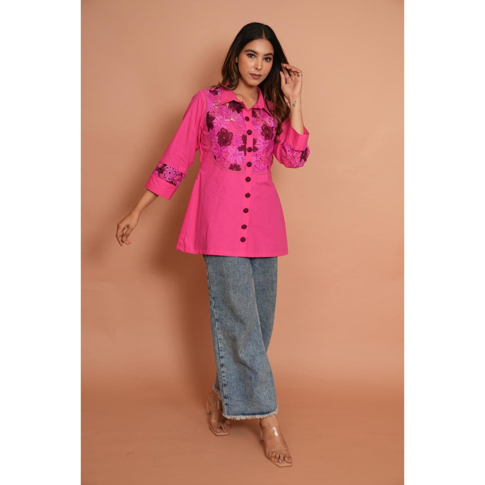 Rabnoor K Sethi Hot Pink Shirt