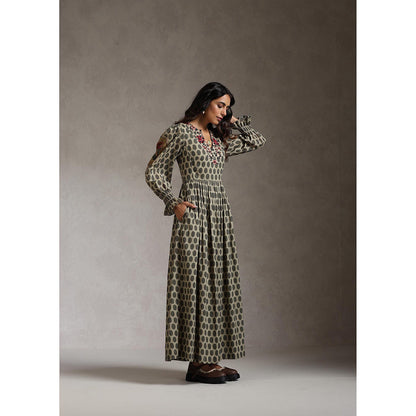 Raiman Rose Garden Embroidered Dress