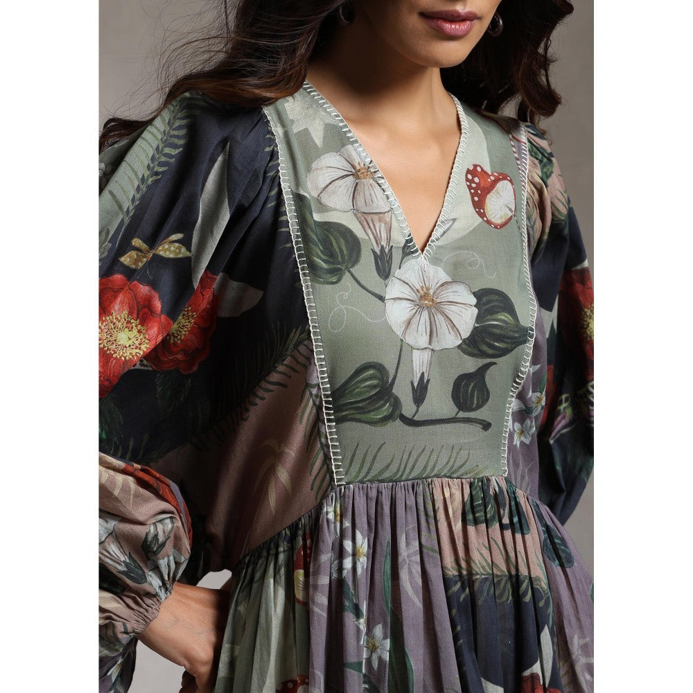Raiman The Nightfall Floral Dress