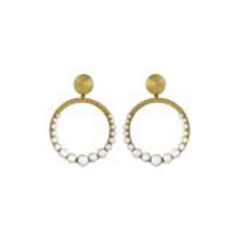 Raya Jewels Embroidery Pearl Earrings