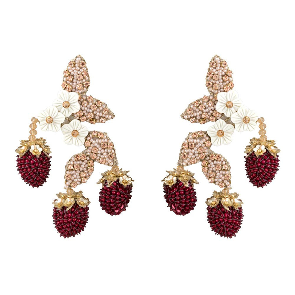 Raya Jewels Berry Long Earrings