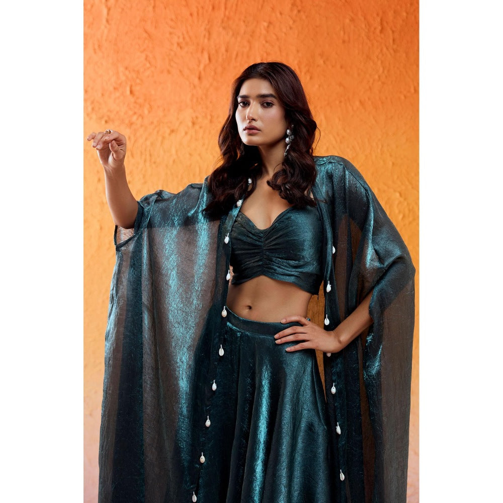 Redpine Designs Teal Blue Co-Ord (Set of 3)