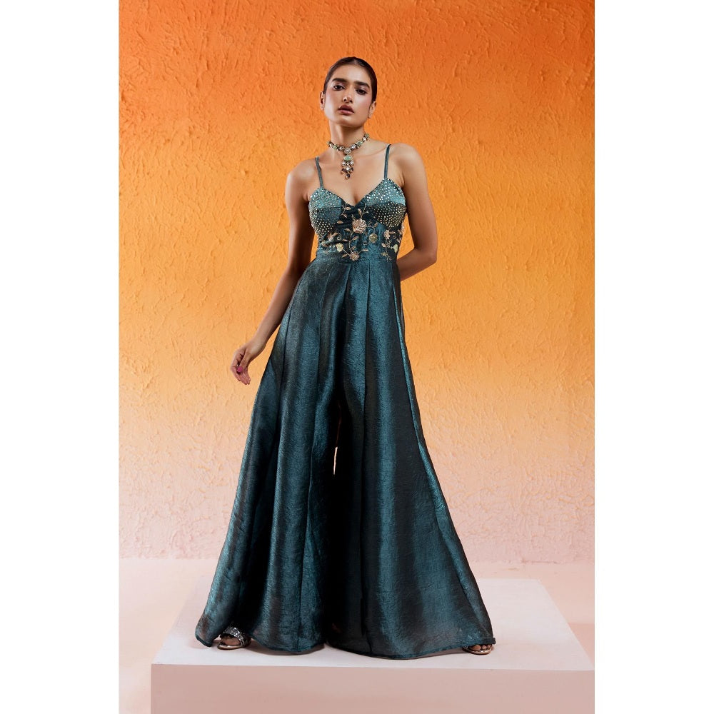 Redpine Designs Teal Blue Jumpsuit