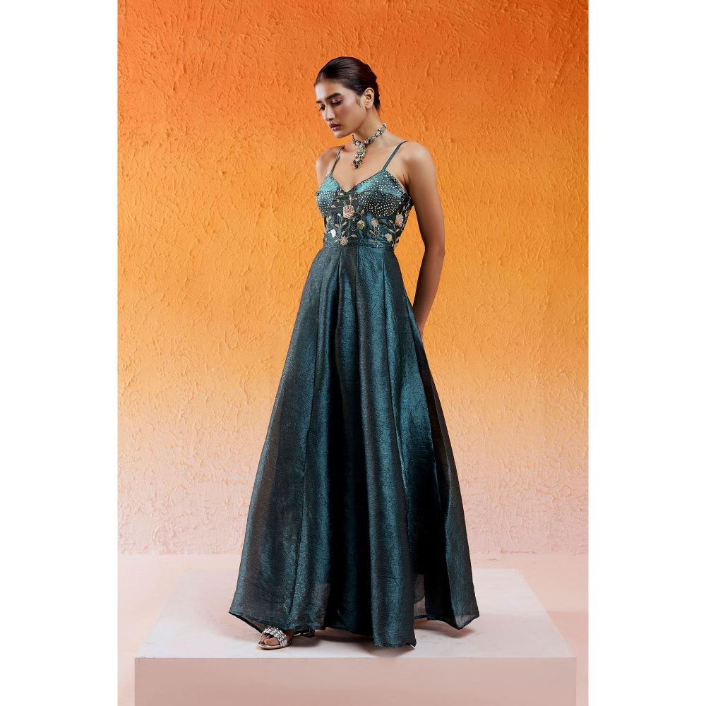 Redpine Designs Teal Blue Jumpsuit