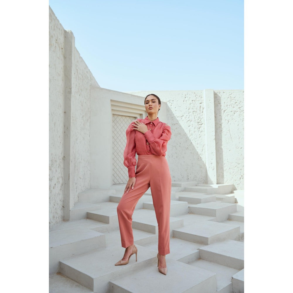 RENASCI Peach Solid/Plain Chaos Shirt