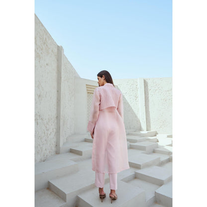 RENASCI Pink Solid/Plain Ripples Trench