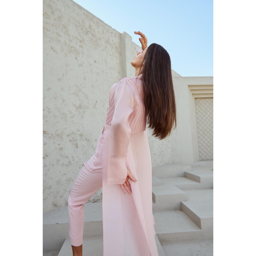 RENASCI Pink Solid/Plain Ripples Trench
