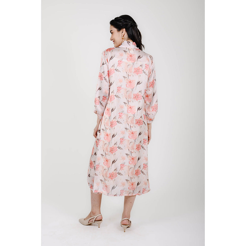 Rhapsody Jaipur Multi Colour Petunia Printed Dress