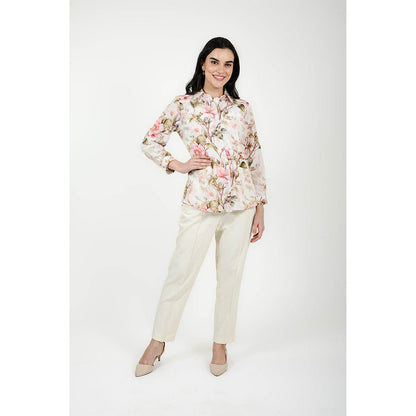 Rhapsody Jaipur Multi Colour Printed Blume Shirt