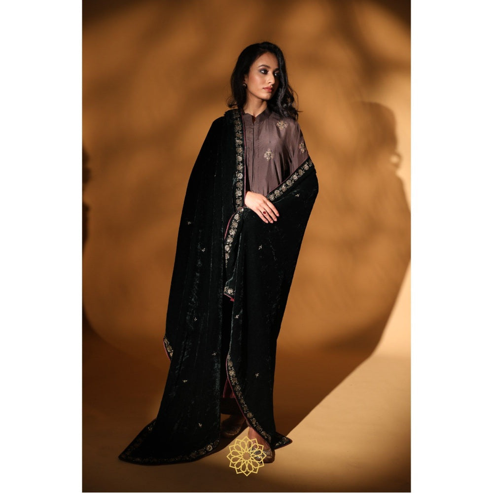 Rhua India Green Dia Dushala Dupatta