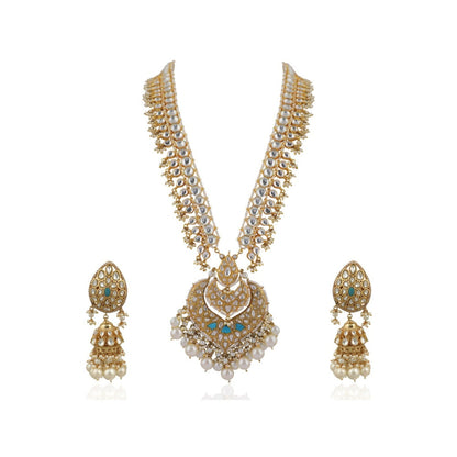 RIANA JEWELLERY Long Pendant Necklace Set
