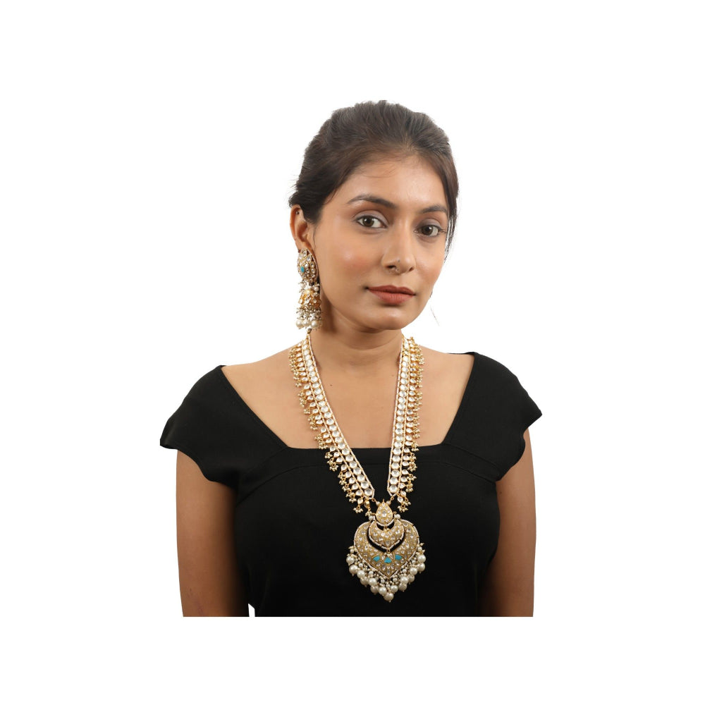 RIANA JEWELLERY Long Pendant Necklace Set