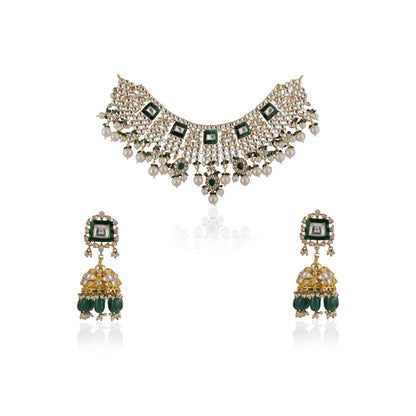 RIANA JEWELLERY Mina Work Necklace Set