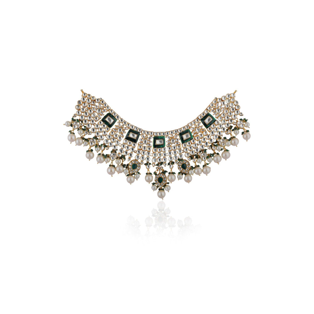 RIANA JEWELLERY Mina Work Necklace Set