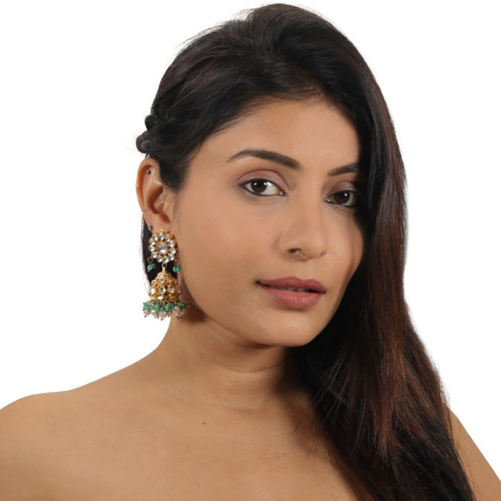 RIANA JEWELLERY Sea Green Choker Set
