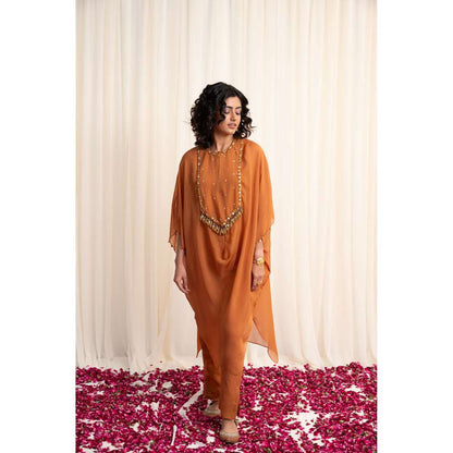 RIRASA Embellished Kaftan with Pant and Camisole (Set of 3)