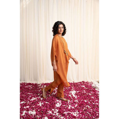 RIRASA Embellished Kaftan with Pant and Camisole (Set of 3)