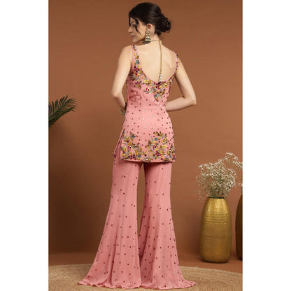 RIRASA Sakshi Pink Kurta And Sharara