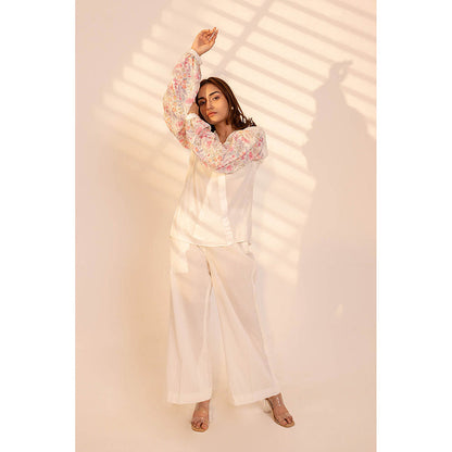 RITIKA GUPTA Evelyn White Co-Ord Set
