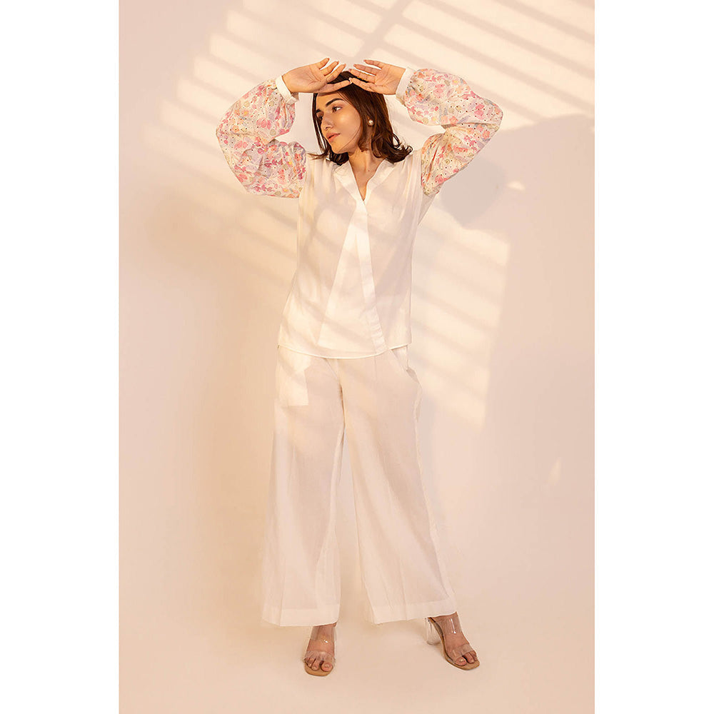 RITIKA GUPTA Evelyn White Co-Ord Set