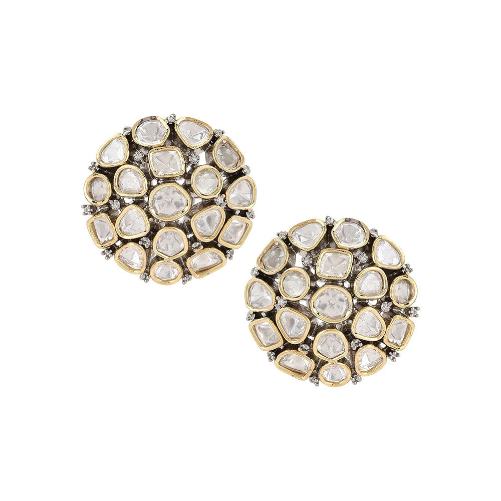Ritu Singh Oversized Kundan Studs
