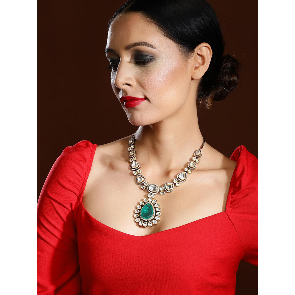 Ritu Singh Gold Plated Kundan Necklace