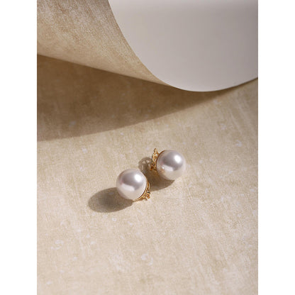 Ritu Singh White Contemporary Studs Earrings