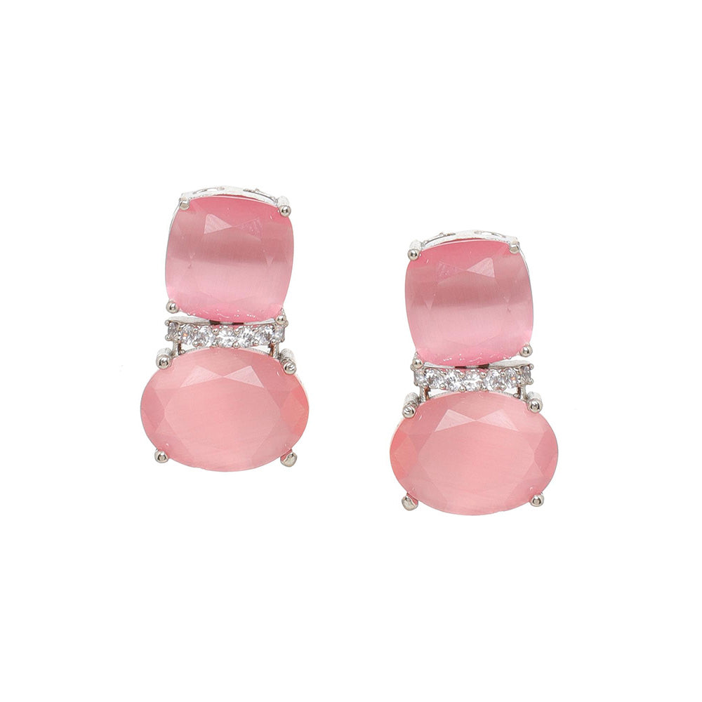 Ritu Singh Pink Drop Earrings