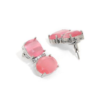 Ritu Singh Pink Drop Earrings