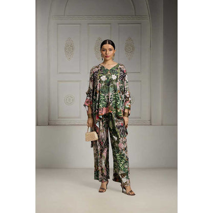 Rivaar by Rocky Star Multi-Colour Botanical Printed Co-Ord (Set of 2)