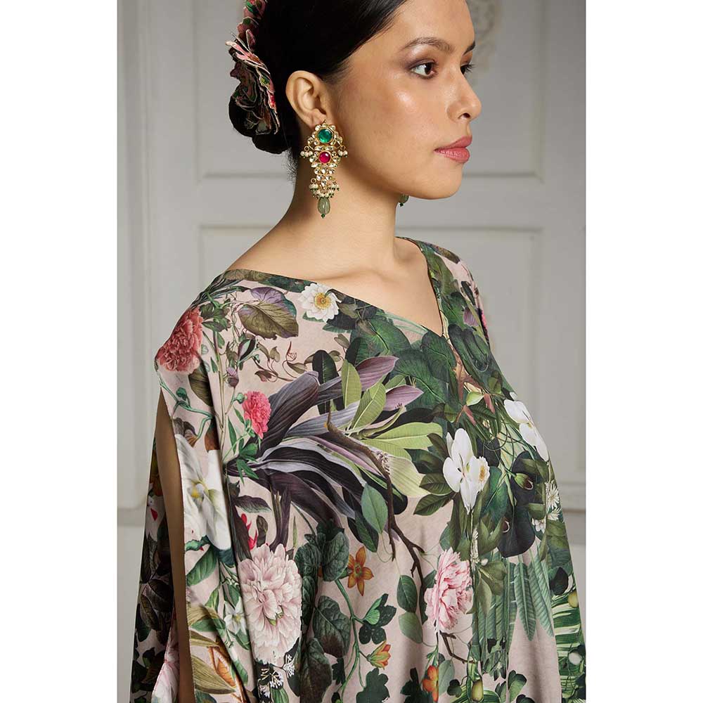 Rivaar by Rocky Star Multi-Colour Botanical Printed Co-Ord (Set of 2)