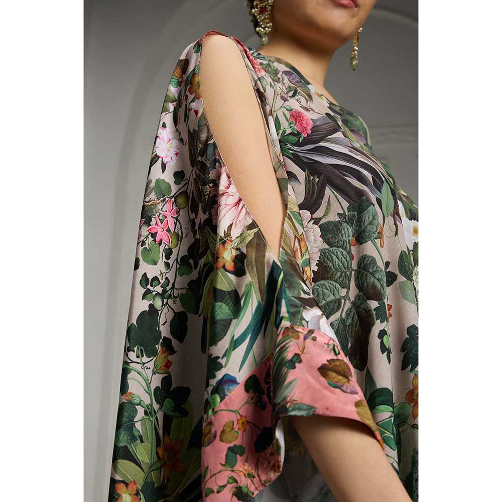 Rivaar by Rocky Star Multi-Colour Botanical Printed Co-Ord (Set of 2)